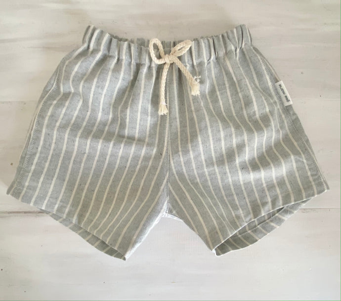 Jordy Shorts in linen Stripe
