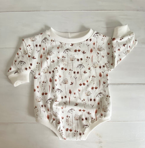 Jumper Romper Pressed Flowers