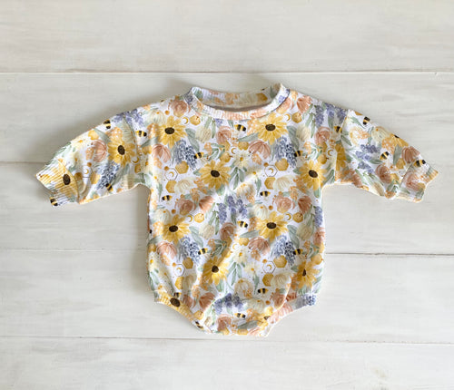 Jumper Romper Sunflower Garden