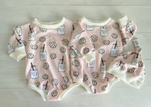 Jumper Romper Milk and Cookies Organic