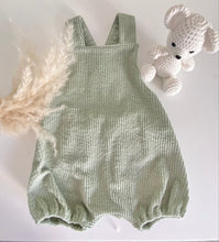 Sage Cord Overalls