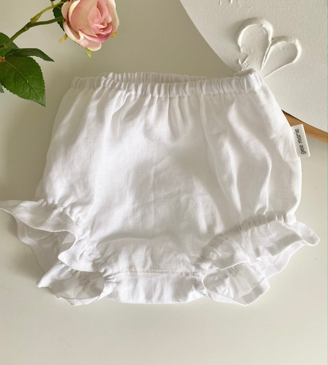 Flutter Pants Organic White